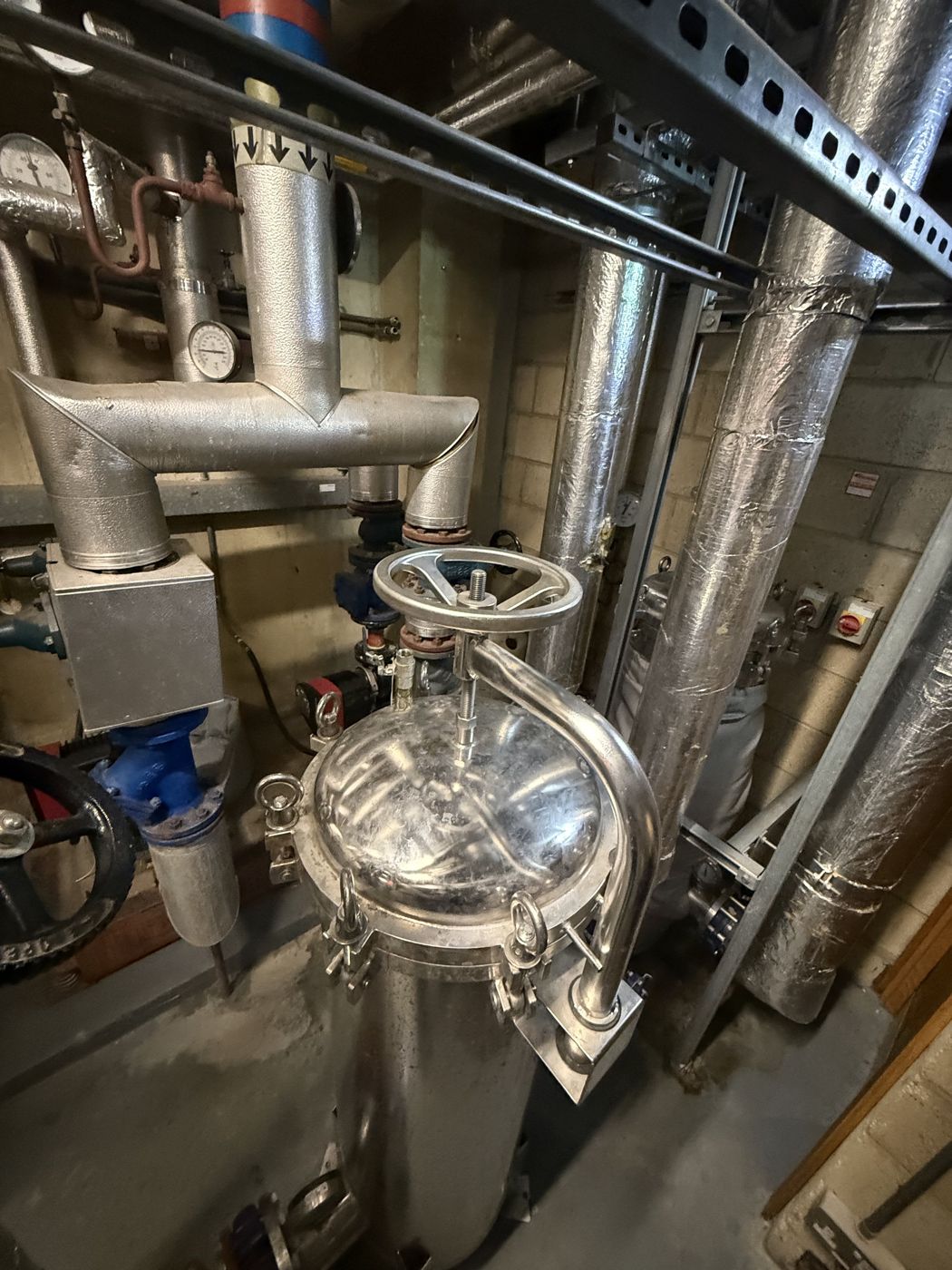 Gas system control panel install