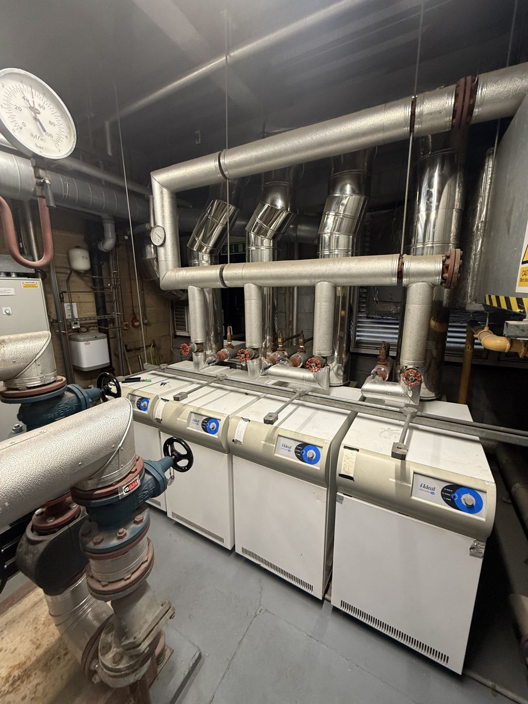 Gas interlock panel termination