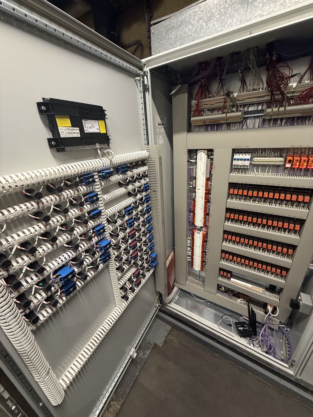 Gas interlock system panel